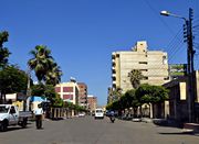 أحد شوارع المدينة.