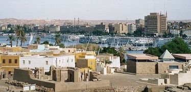 القرية النوبية في جزيرة إلفنتين.