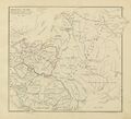 Map of 1139 by Joachim Lelewel; northeast is identified as "trans-forest colonies" (Zalesie)