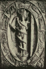 Snake wrapped around a winged Phanes