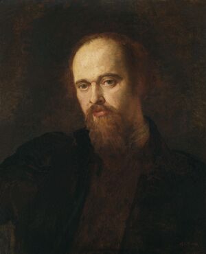 Portrait of Dante Gabriel Rossetti 1871ح. 1871, by George Frederic Watts