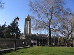 Avicenna's monument in Avicenna Square in Hamadan