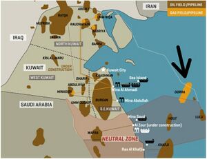 موقع حقل الدرة