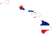 Flag-map of Hawaii.svg