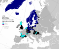 After the Counter-Reformation. Crypto-Protestants are not shown.