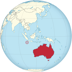 Location of Christmas Island