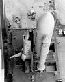 Enterprise makes its first appearance on the pad mated with an external tank and SRBs