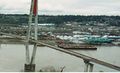 Close up view of the skybridge