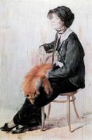 «پورتريه نسائي», 1916