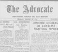 خبر هدية هتلر و الملك جورج الي الملك فاروق من الارشيف الاسترالي 1936