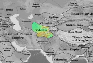 The Kidarite kingdom, 400ح. 400.