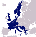 1954 (12 members): CERN is founded a[›] (1989 borders)
