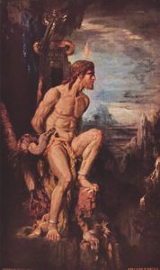 Prometheus بريشة گوستاڤ مورو، (1868).
