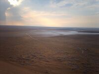 Aran va Bidgol desert scenery