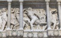 Detail of the Donatello cantoria