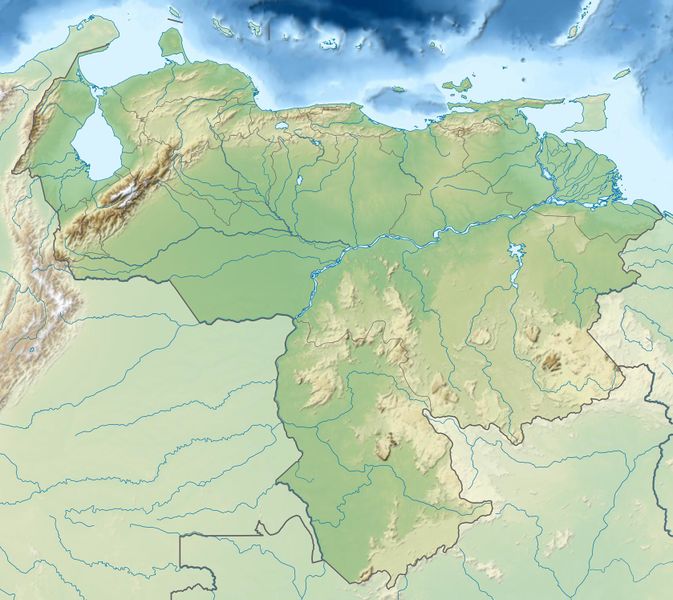 ملف:Venezuela relief location map.jpg