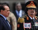 القذافي يزور ايطاليا
