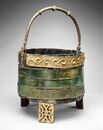 Bucket made of Yew wood, from Luxembourg
