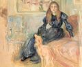 Julie Manet et son Lévrier Laerte, Musée Marmottan Monet, باريس 1893