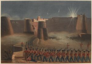 Storming Column entering Fortress at Ghuznee.jpg