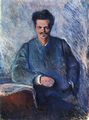 August Strinberg. 1892. Oil on canvas, 120 x 90 cm. Museum of Modern Art, Stockholm, Sweden