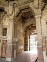 Entrance interior, Atala Masjid, Jaunpur.