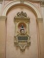 Bust of Heinrich Ferstel, the constructor of the main building