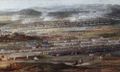 The Battle of Roucoux in 1746, between the French and the British, Dutch and Austrians.