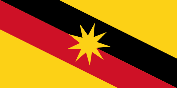 ملف:Flag of Sarawak.svg