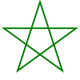 Pentagram green.svg