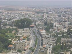 صورة جوية لمدينة جنين