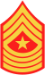 three chevrons up and four down with star