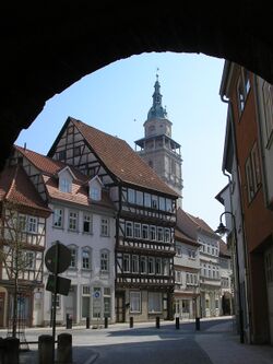 The historical centre of Bad Langensalza