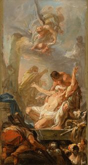 مشهد من استشهاد القديس أندرو