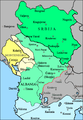 Short-lived territorial expansion of the Kingdom of Serbia in 1912, following the First Balkan War.
