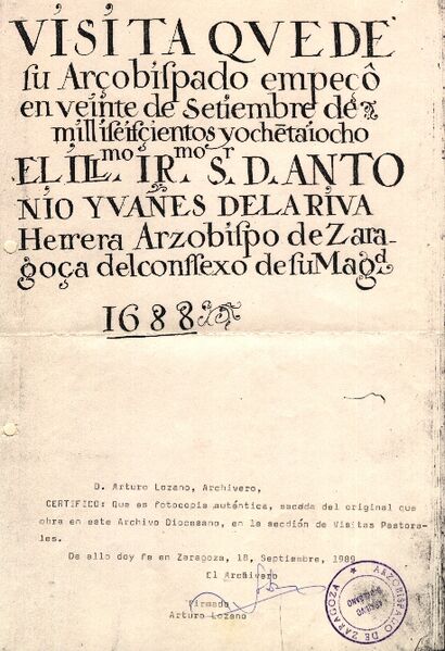 ملف:Visita del arzobispo ibañes.jpg