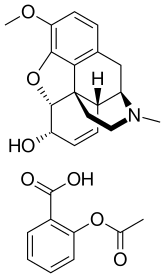 Codeine and aspirin.svg