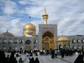 مسجد الإمام الرضا entombs the remains of the eighth Twelver Shia Imām علي الرضا في مشهد.
