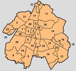 Zones of Brescia.