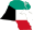 Flag-map of Kuwait.svg