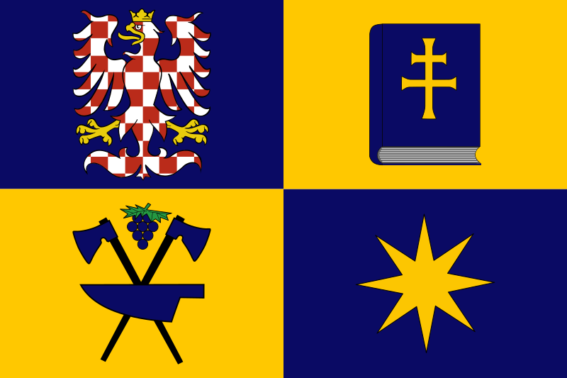 ملف:Flag of Zlin Region.svg