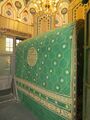 Cenotaph over Abraham's grave in his mosque at Hebron