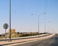 Jordanian highway along the Dead Sea coast