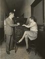 Vladimir K. Zworykin with a 1920 RCA TV