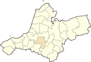 Location of Aïn Témouchent, Algeria within ولاية عين تيموشنت