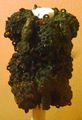 Intricate ornamental staff head, 9th century, Igbo-Ukwu, bronze with carnelian and glass beads