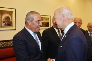 حسين الشيخ والرئيس الأمريكي جو بايدن