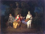 أنطوان واتو - La Partie carrée