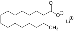 Palmitic Acid Lithium Salt Structural Formula V.2.svg
