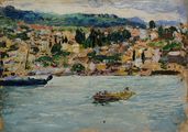 Trabzon from the sea by Y.M. Tadevossian.